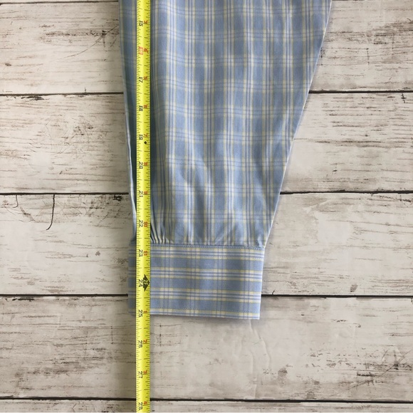 BROOKS BROTHERS 346 Slim Fit Men Plaid Long Sleeve Button Up Shirt 16 1/2-4/5 - Picture 8 of 9